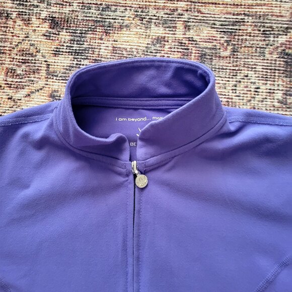 Beyond Yoga Long Curve Jacket Iris Purple XS - Picture 3 of 12